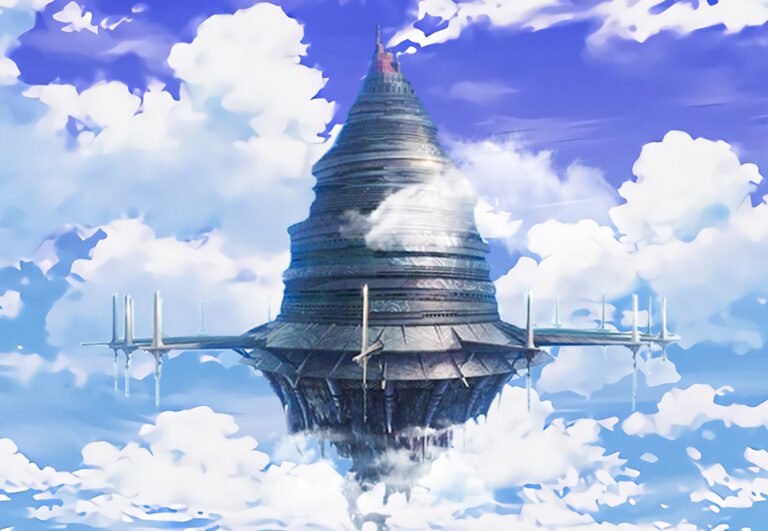 The player will discover land and buildings inside this tower, feeling like a new endless world in a small tower structure. Limited play area but a sense of a new discovered world each level.